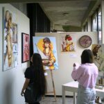 visite des espaces d'exposition